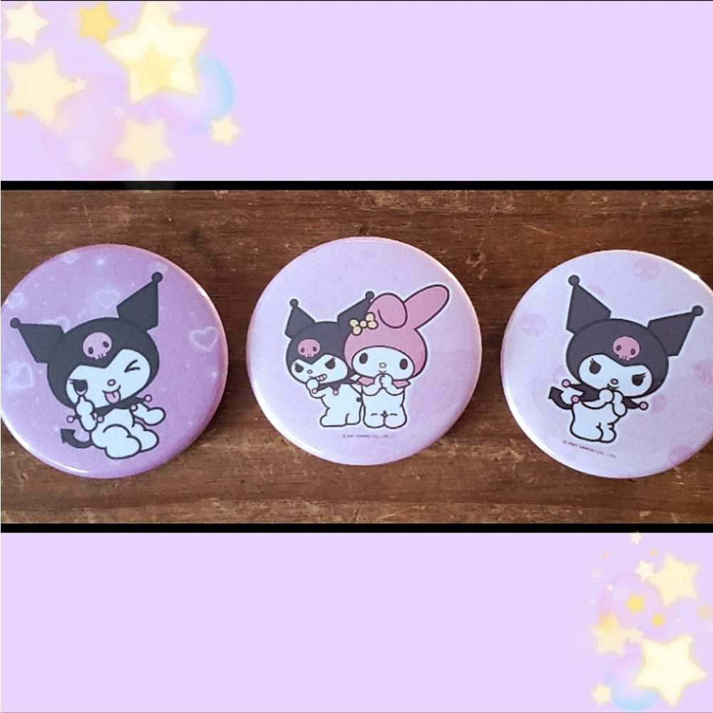 Kuromi Pin Set